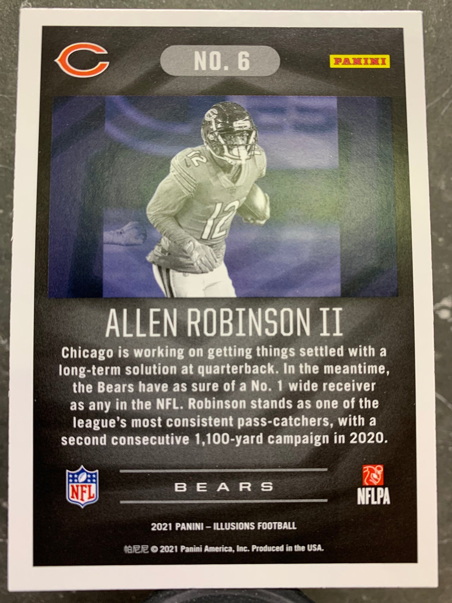 2021 Panini Illusions #6 Allen Robinson II Chicago Bears