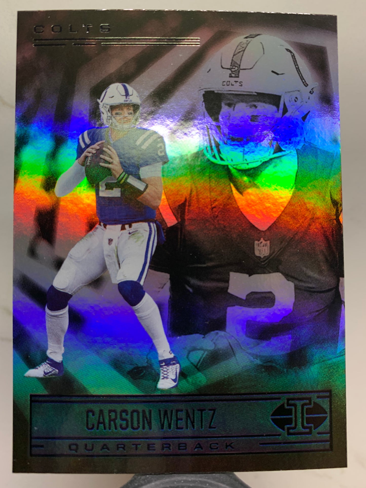 2021 Panini Illusions #8 Carson Wentz Indianapolis Colts