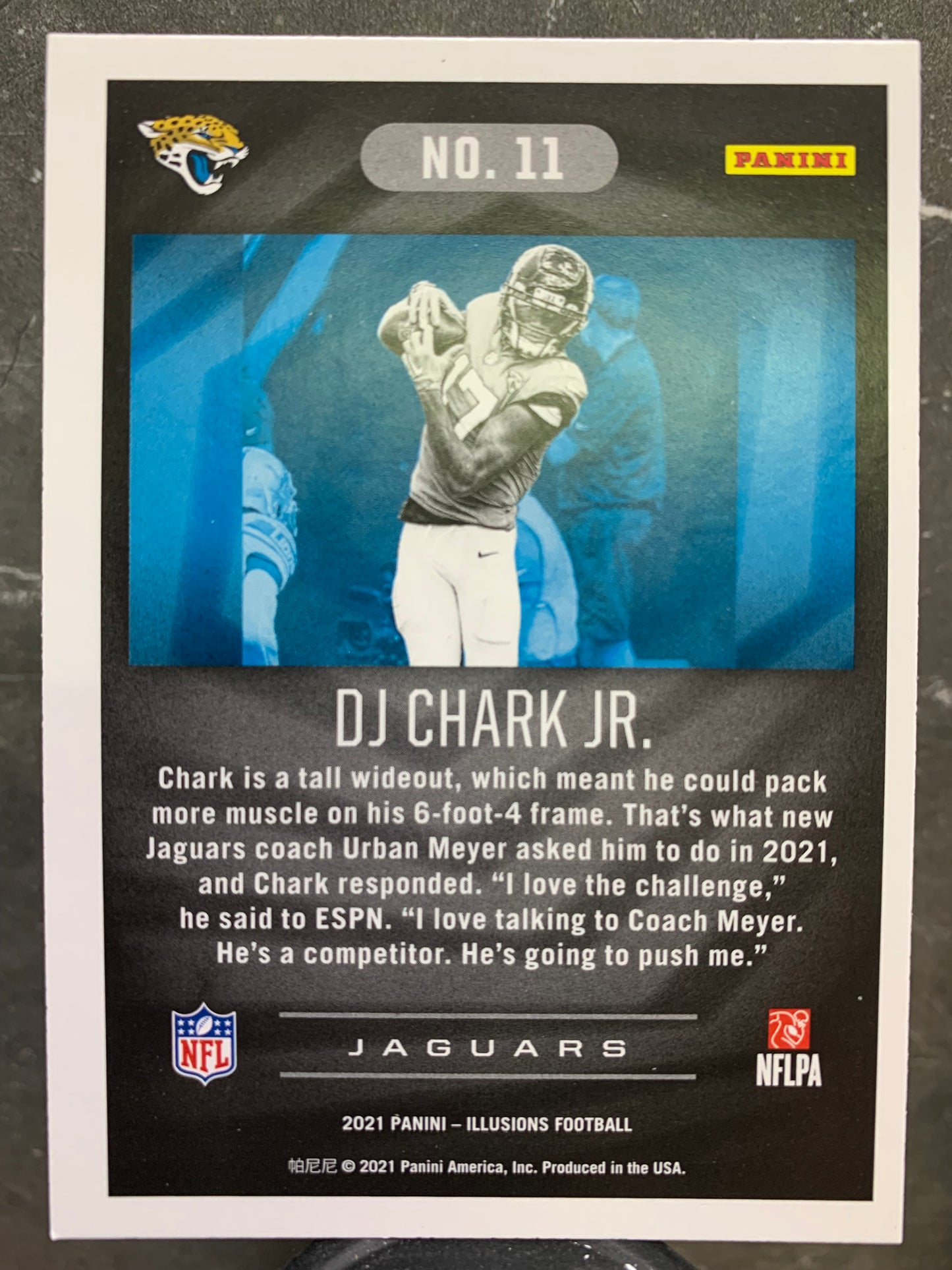 2021 Panini Illusions #11 D.J. Chark Jr. Jacksonville Jaguars