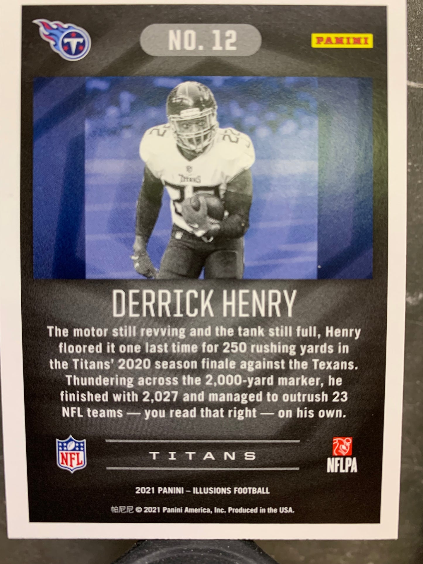 2021 Panini Illusions #12 Derrick Henry Tennessee Titans