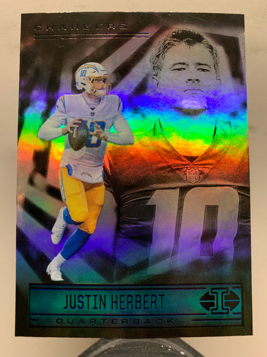 2021 Panini Illusions #28 Justin Herbert Los Angeles Chargers