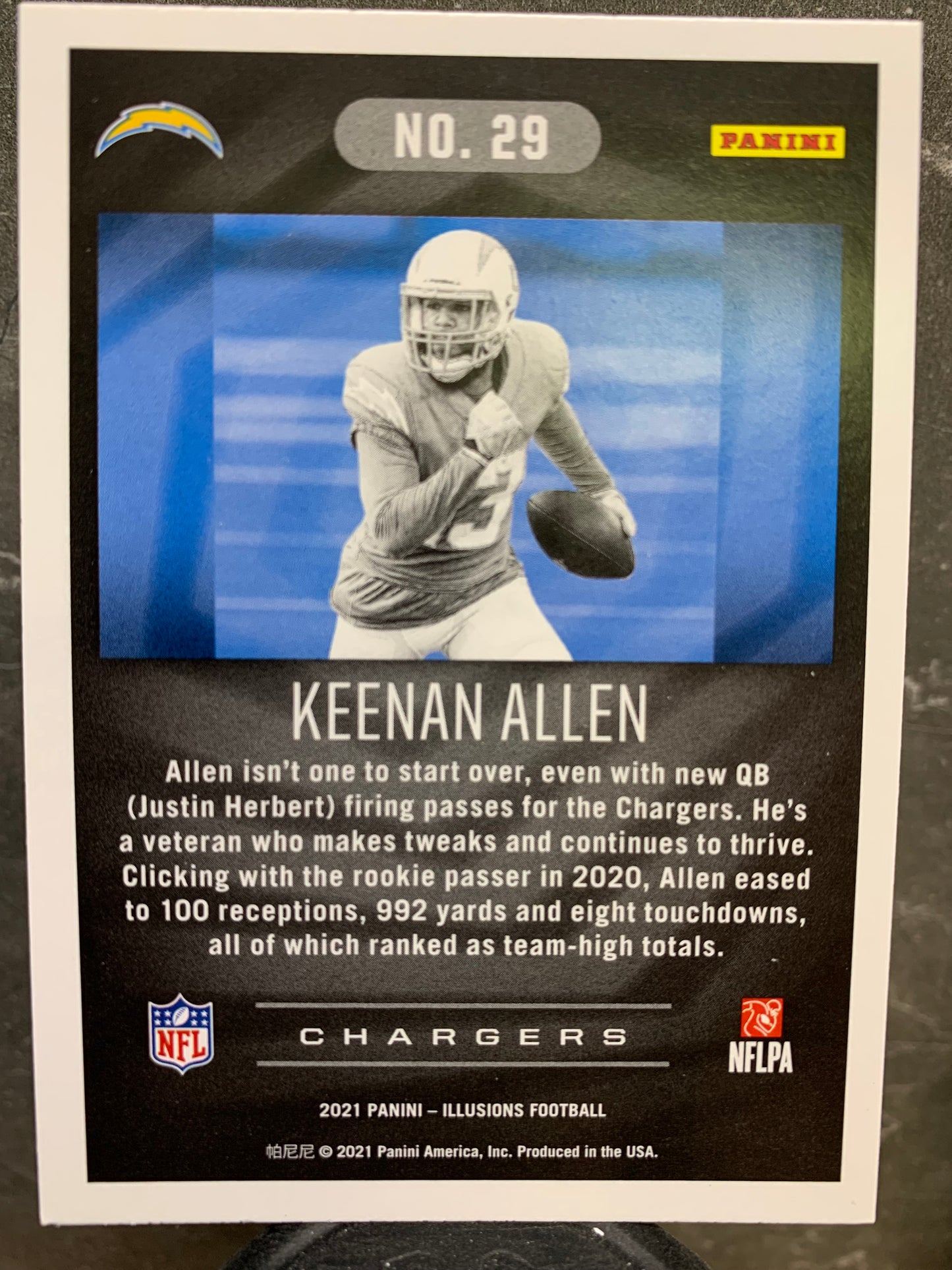 2021 Panini Illusions #29 Keenan Allen Los Angeles Chargers