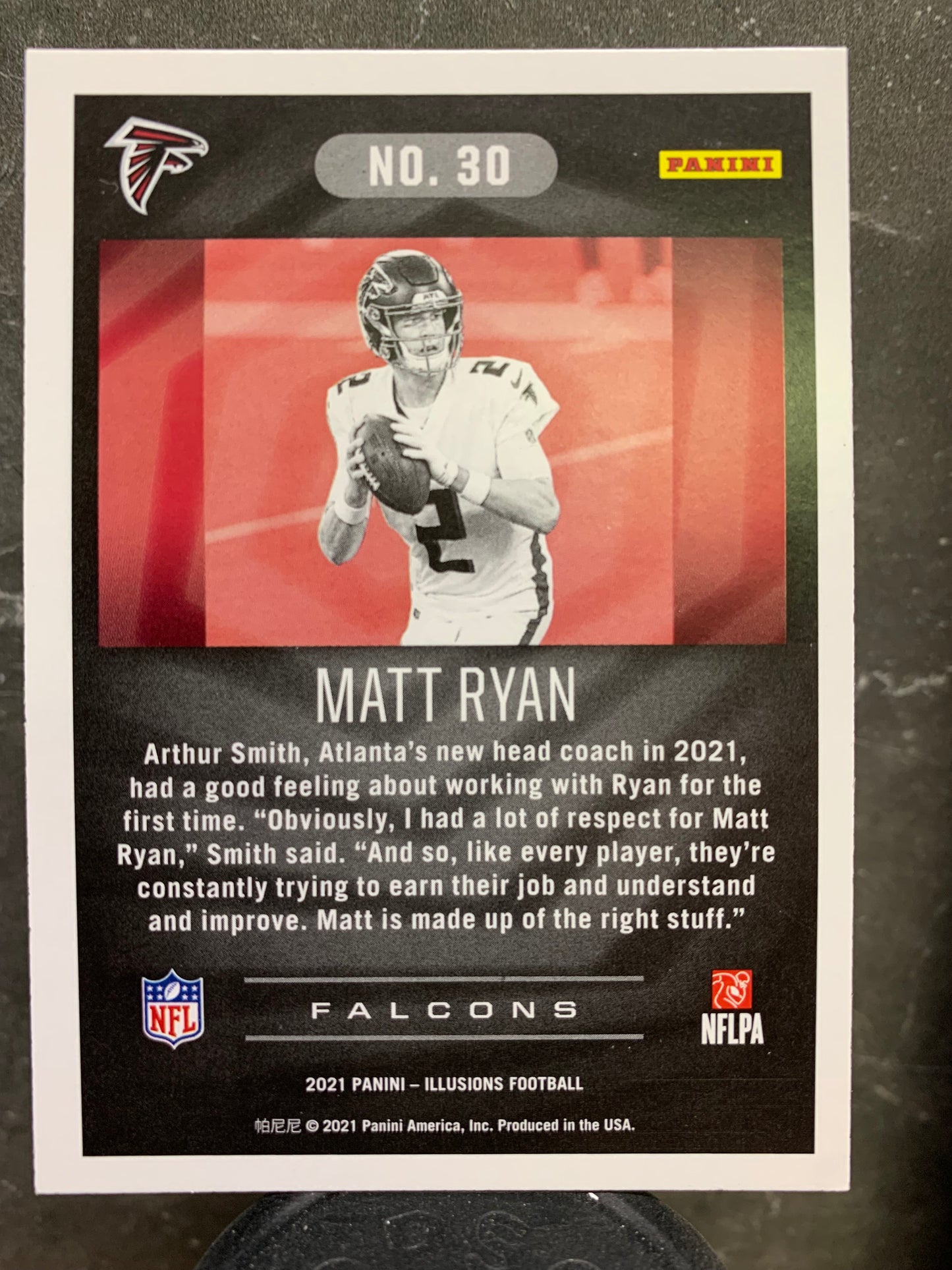 2021 Panini Illusions #30 Matt Ryan Atlanta Falcons