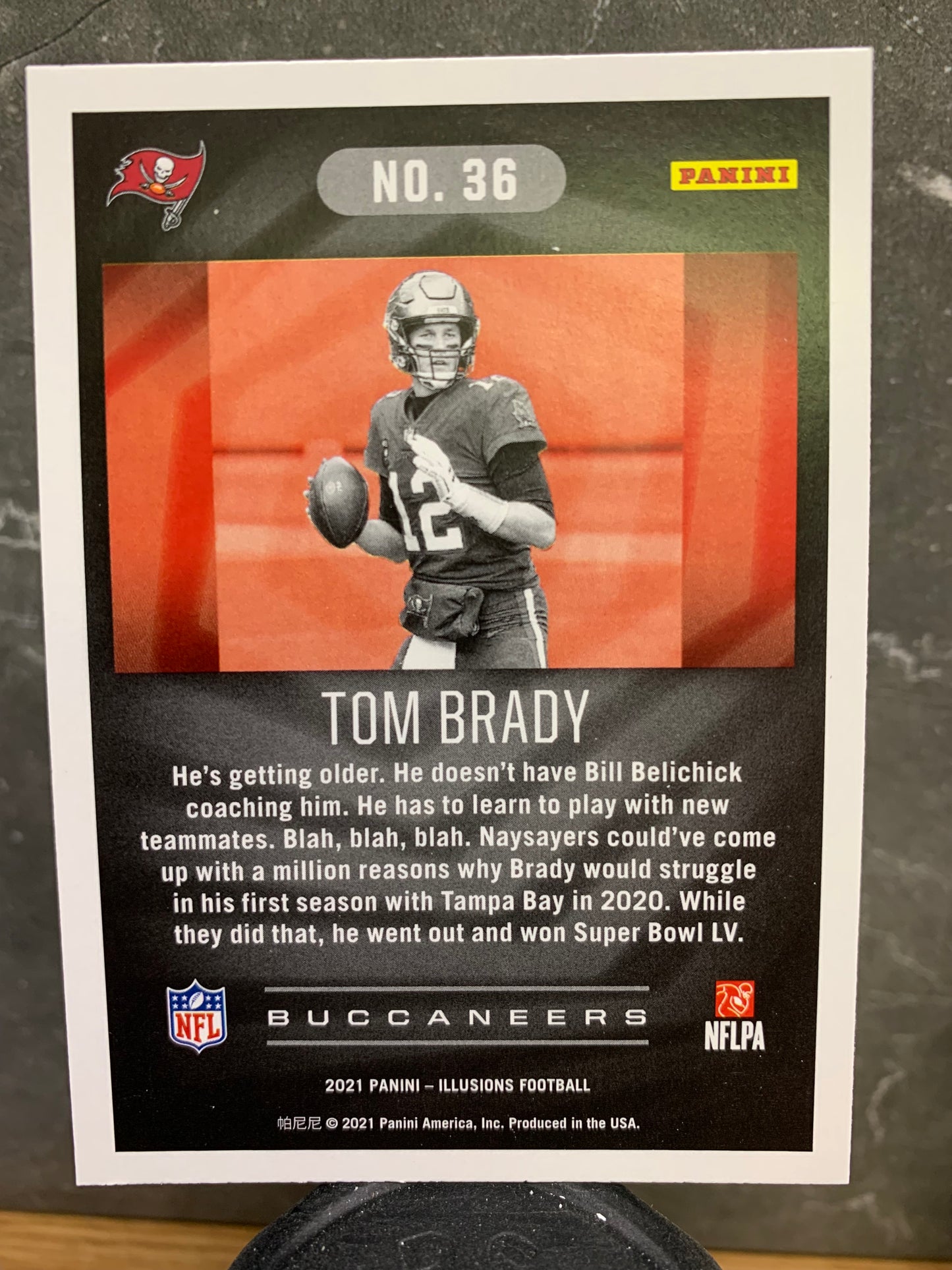 2021 Panini Illusions #36 Tom Brady Tampa Bay Buccaneers