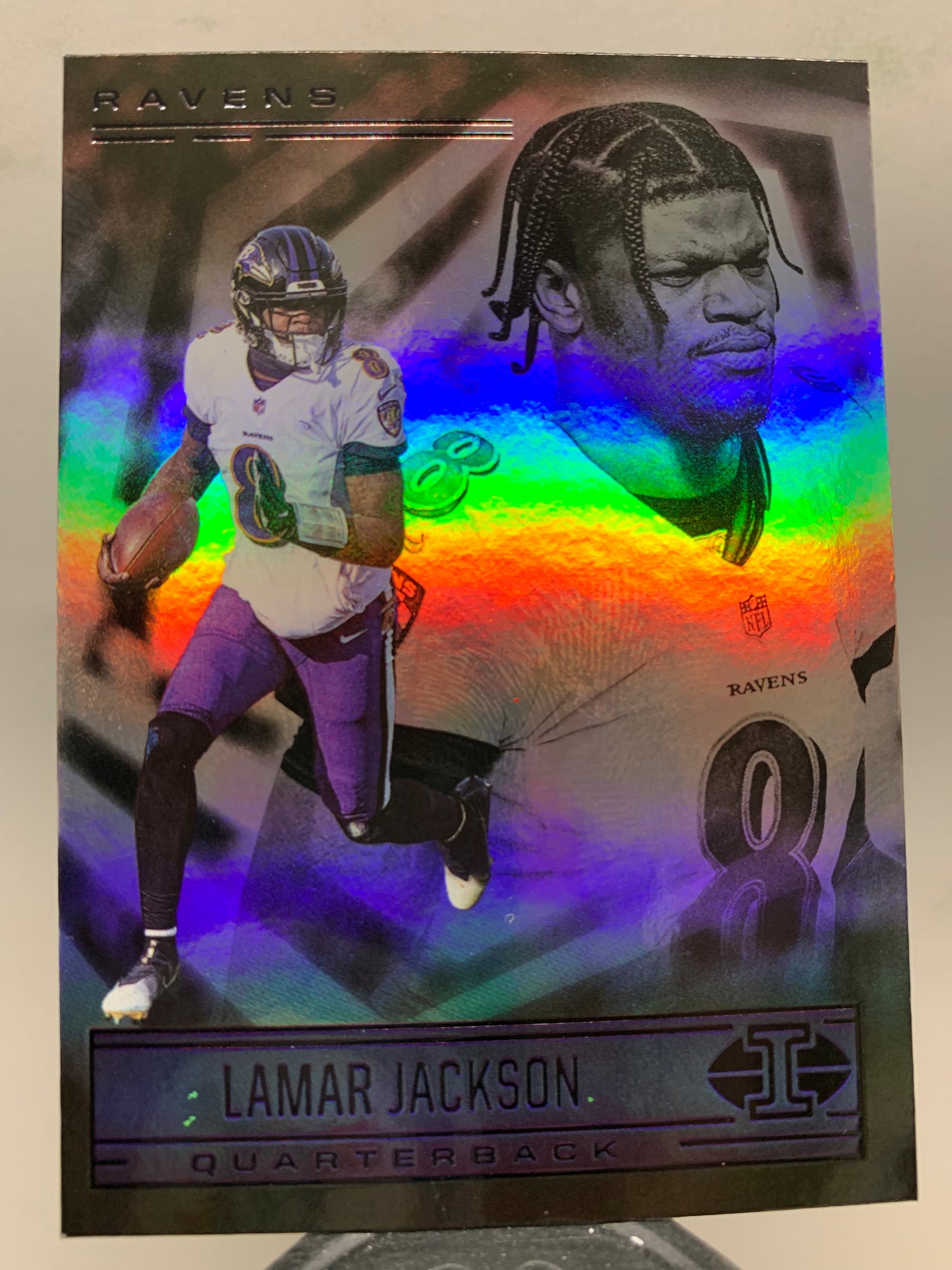 2021 Panini Illusions #38 Lamar Jackson Baltimore Ravens