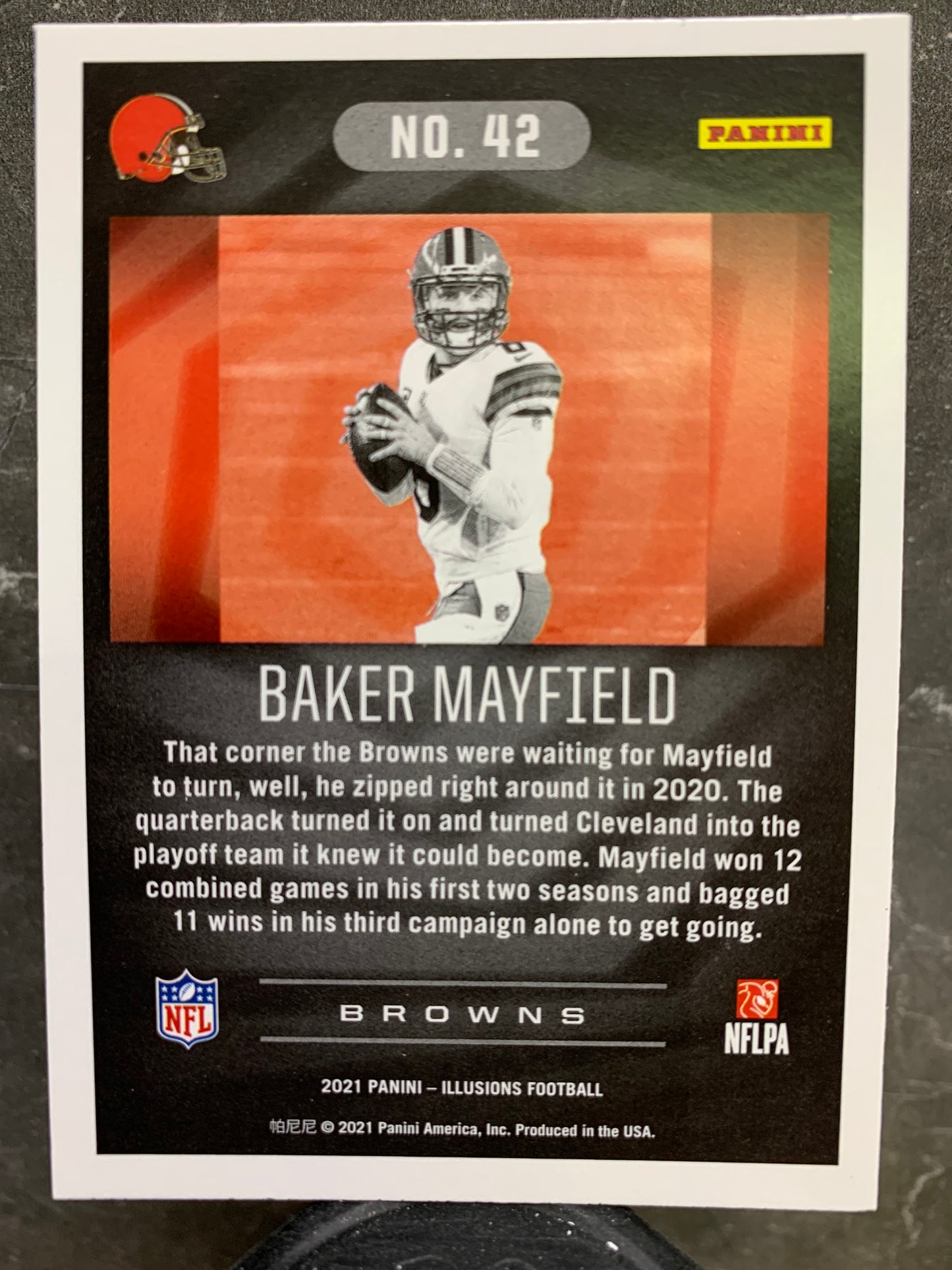 2021 Panini Illusions #42 Baker Mayfield Cleveland Browns