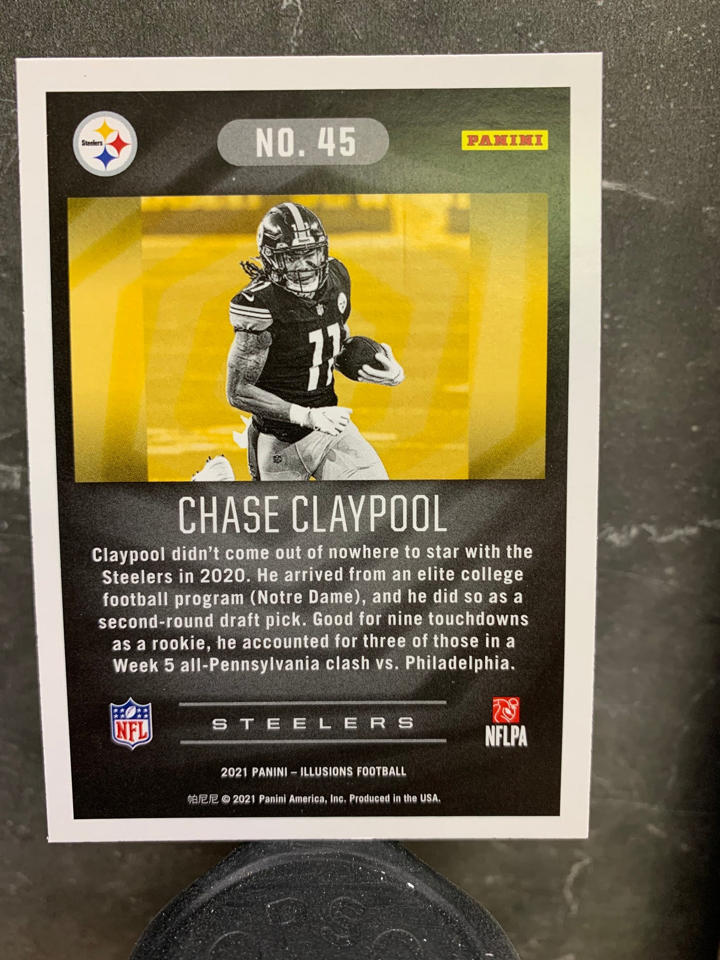 2021 Panini Illusions #45 Chase Claypool Pittsburgh Steelers