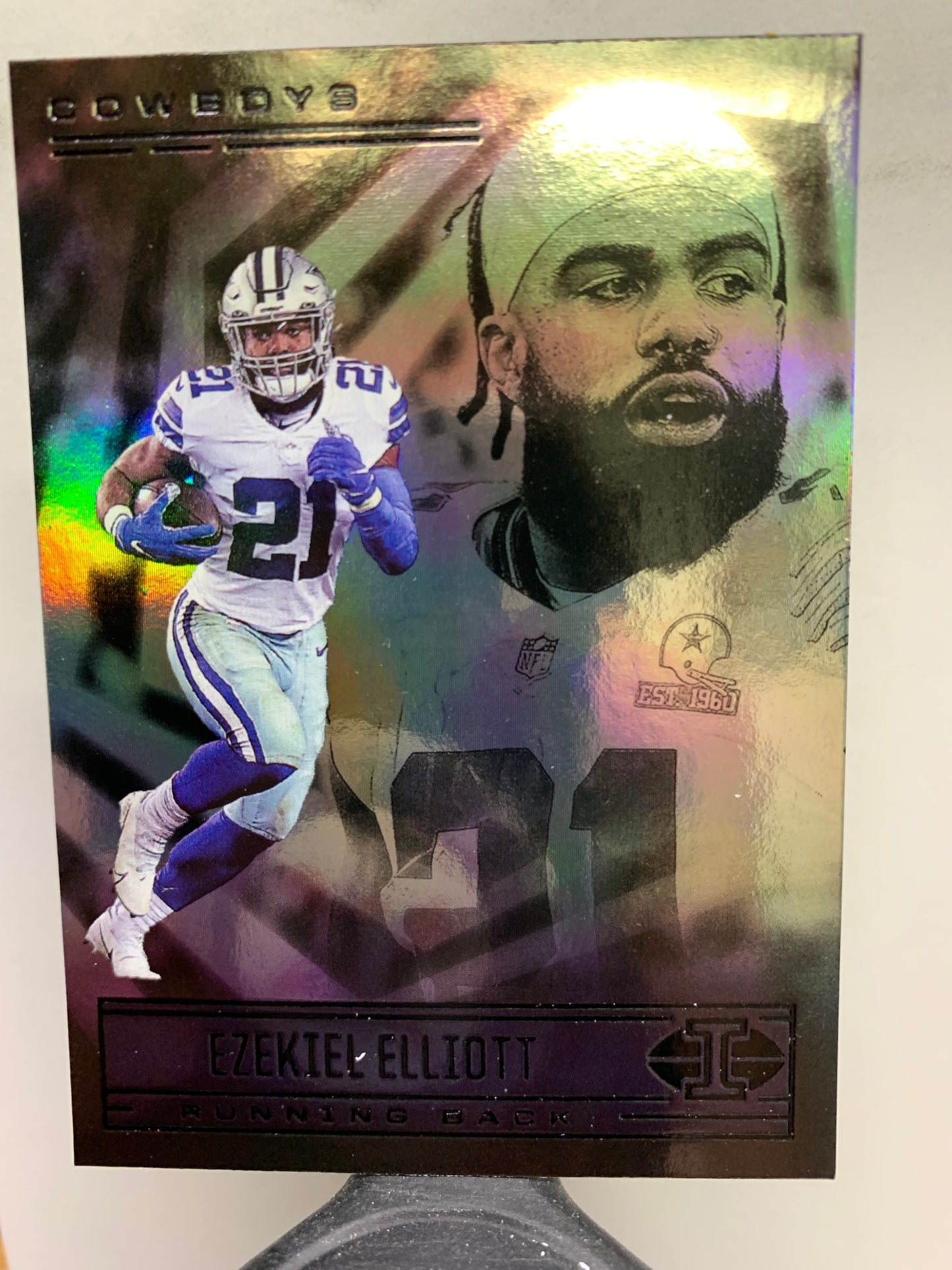 2021 Panini Illusions #47 Ezekiel Elliott Dallas Cowboys