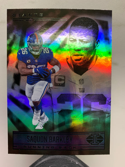 2021 Panini Illusions #49 Saquon Barkley New York Giants