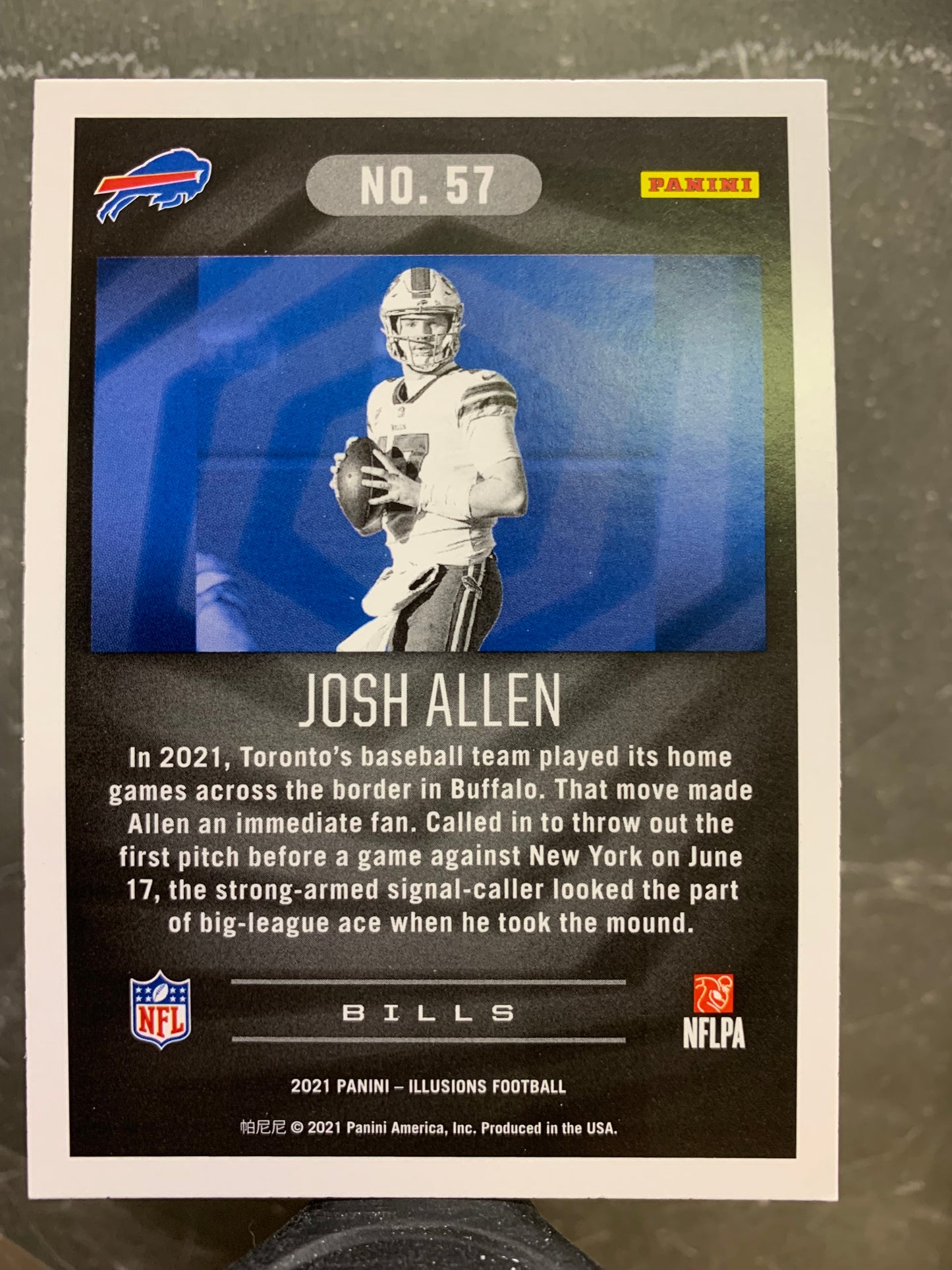 2021 Panini Illusions #57 Josh Allen Buffalo Bills