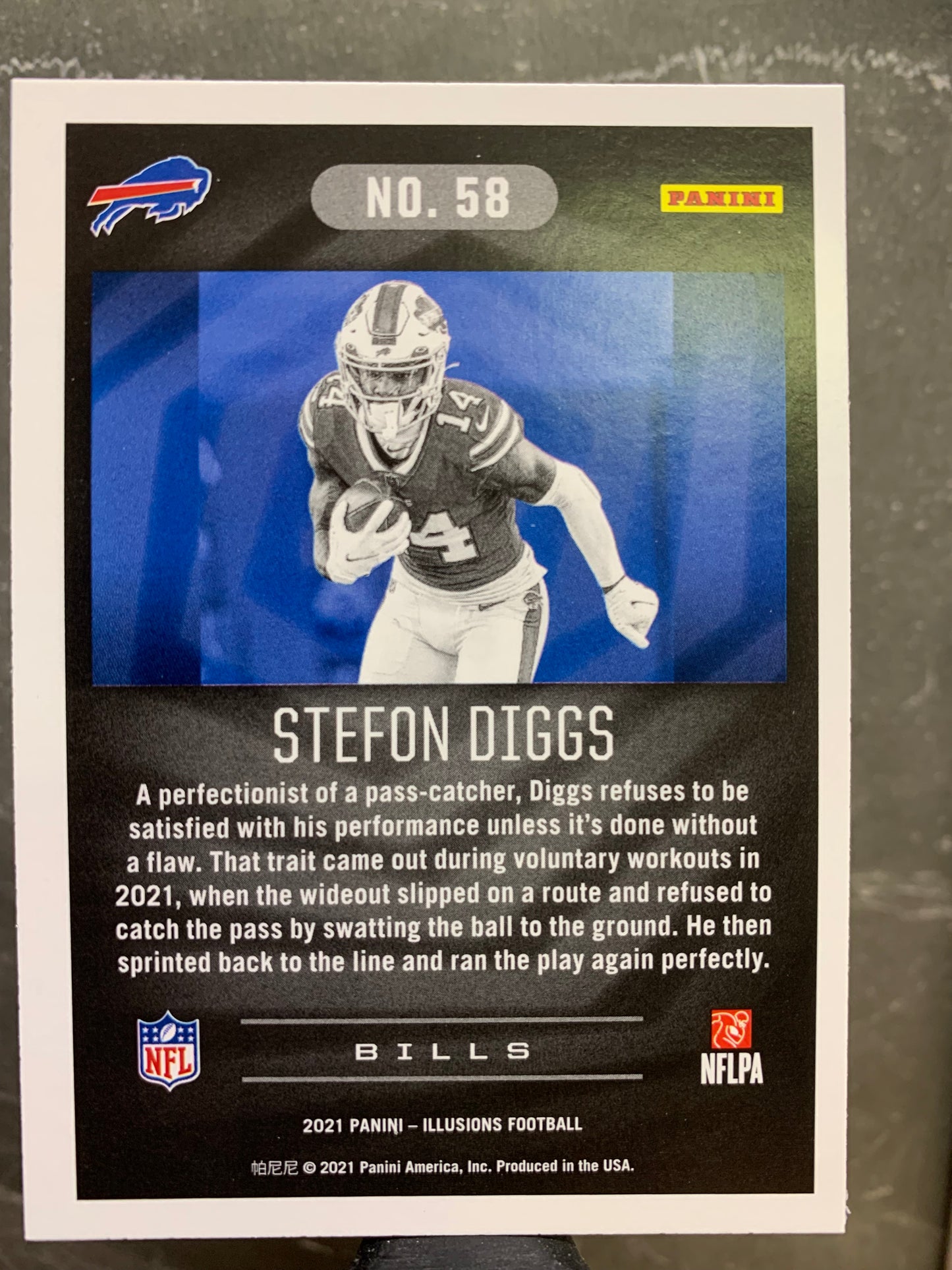 2021 Panini Illusions #58 Stefon Diggs Buffalo Bills