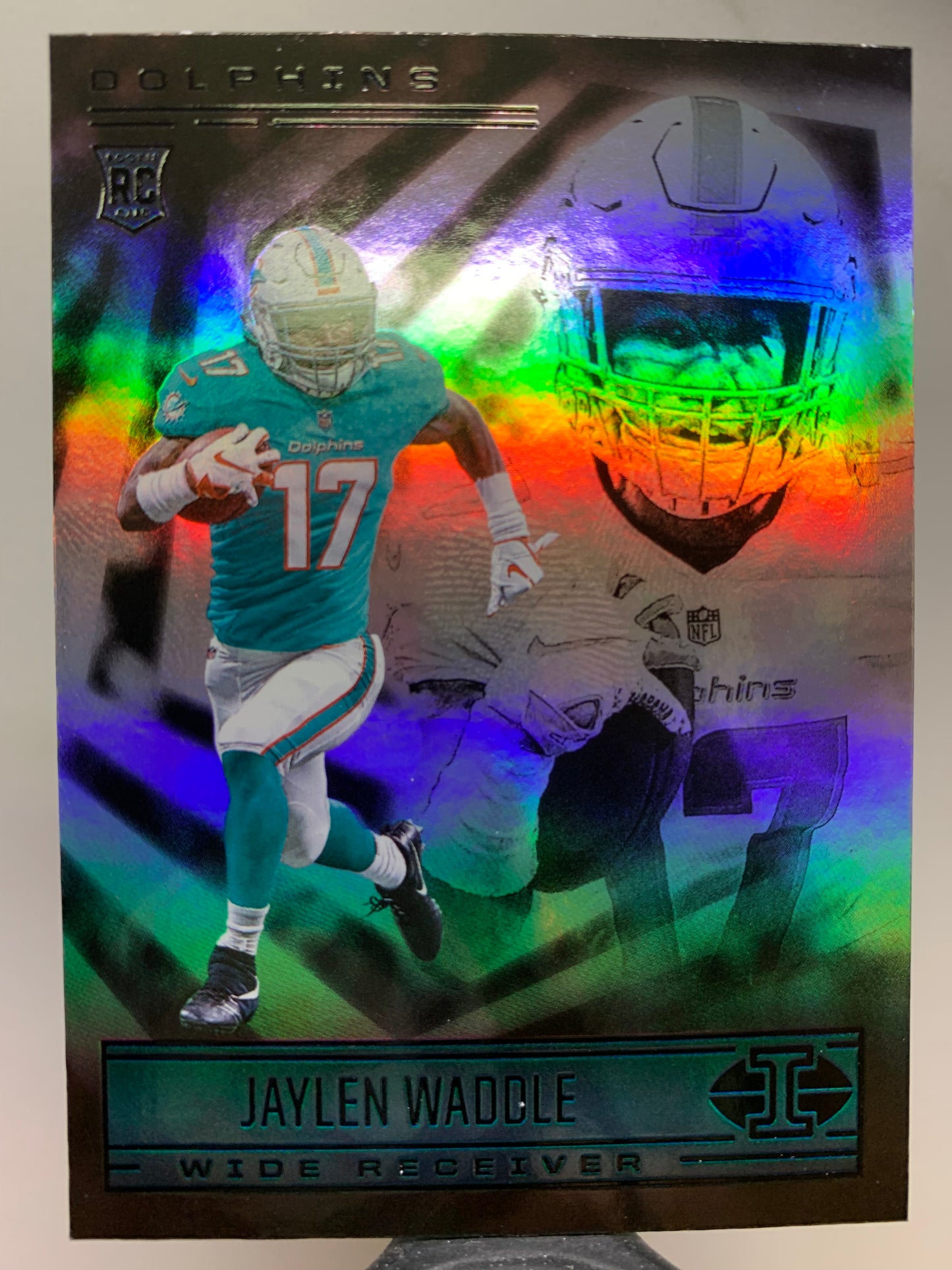 2021 Panini Illusions #66 Jaylen Waddle RC Miami Dolphins