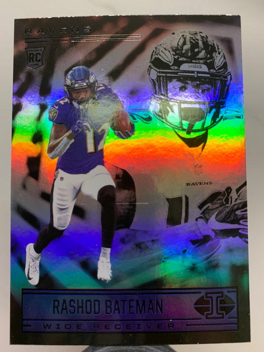 2021 Panini Illusions #68 Rashod Bateman RC Baltimore Ravens