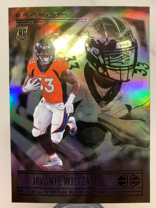 2021 Panini Illusions #73 Javonte Williams RC Denver Broncos