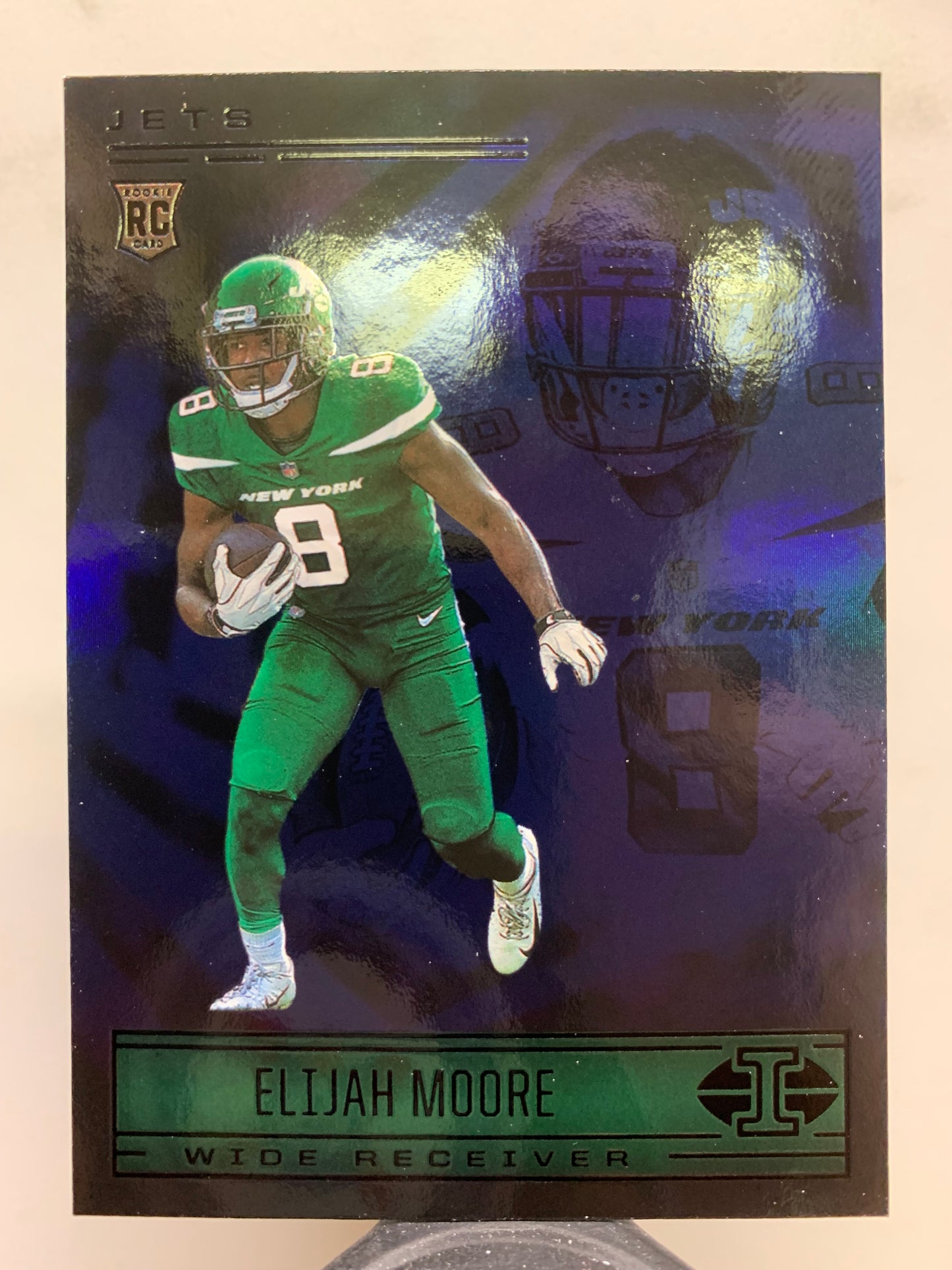 2021 Panini Illusions #74 Sapphire  Elijah Moore New York Jets