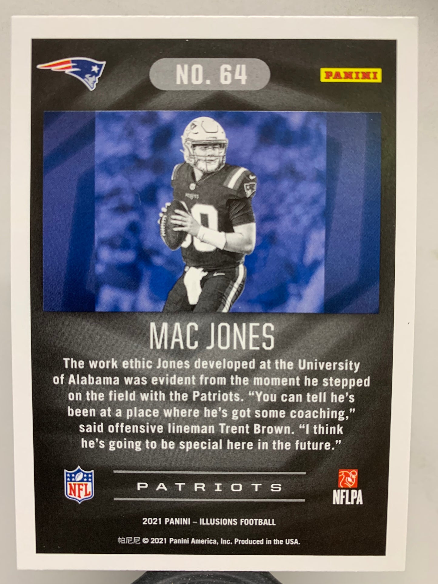 2021 Panini Illusions #64 Mac Jones RC New England Patriots