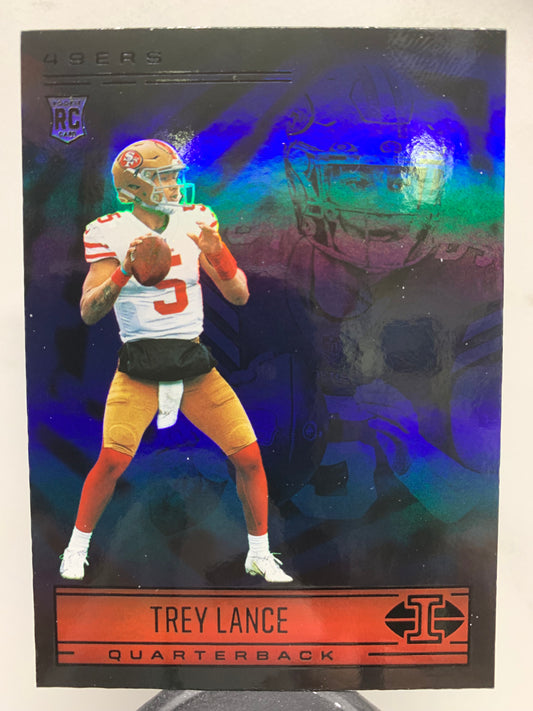 2021 Panini Illusions #61  Sapphire  Trey Lance San Francisco 49ers