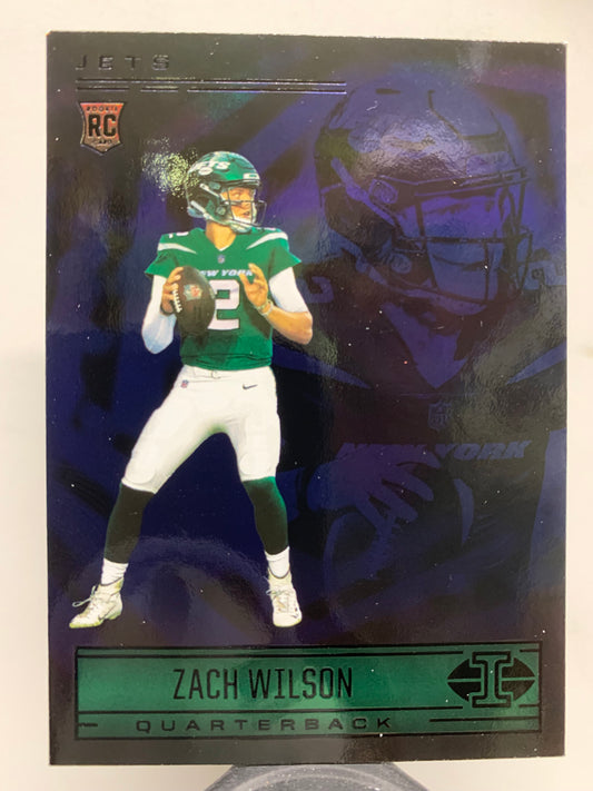 2021 Panini Illusions #60 Sapphire  Zach Wilson New York Jets