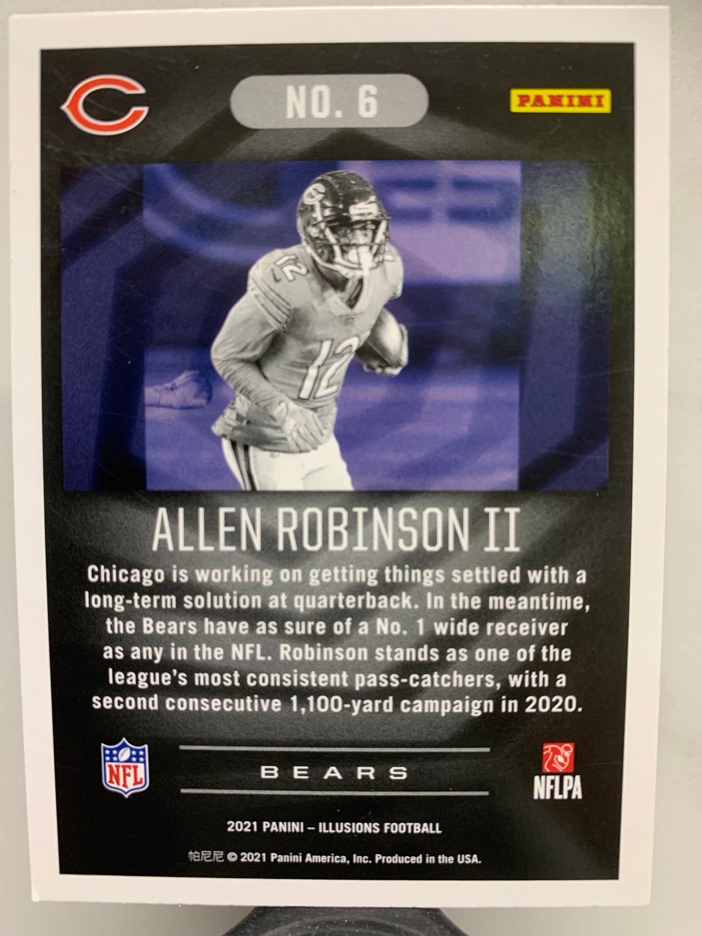 2021 Panini Illusions #6 Emerald  Allen Robinson II Chicago Bears