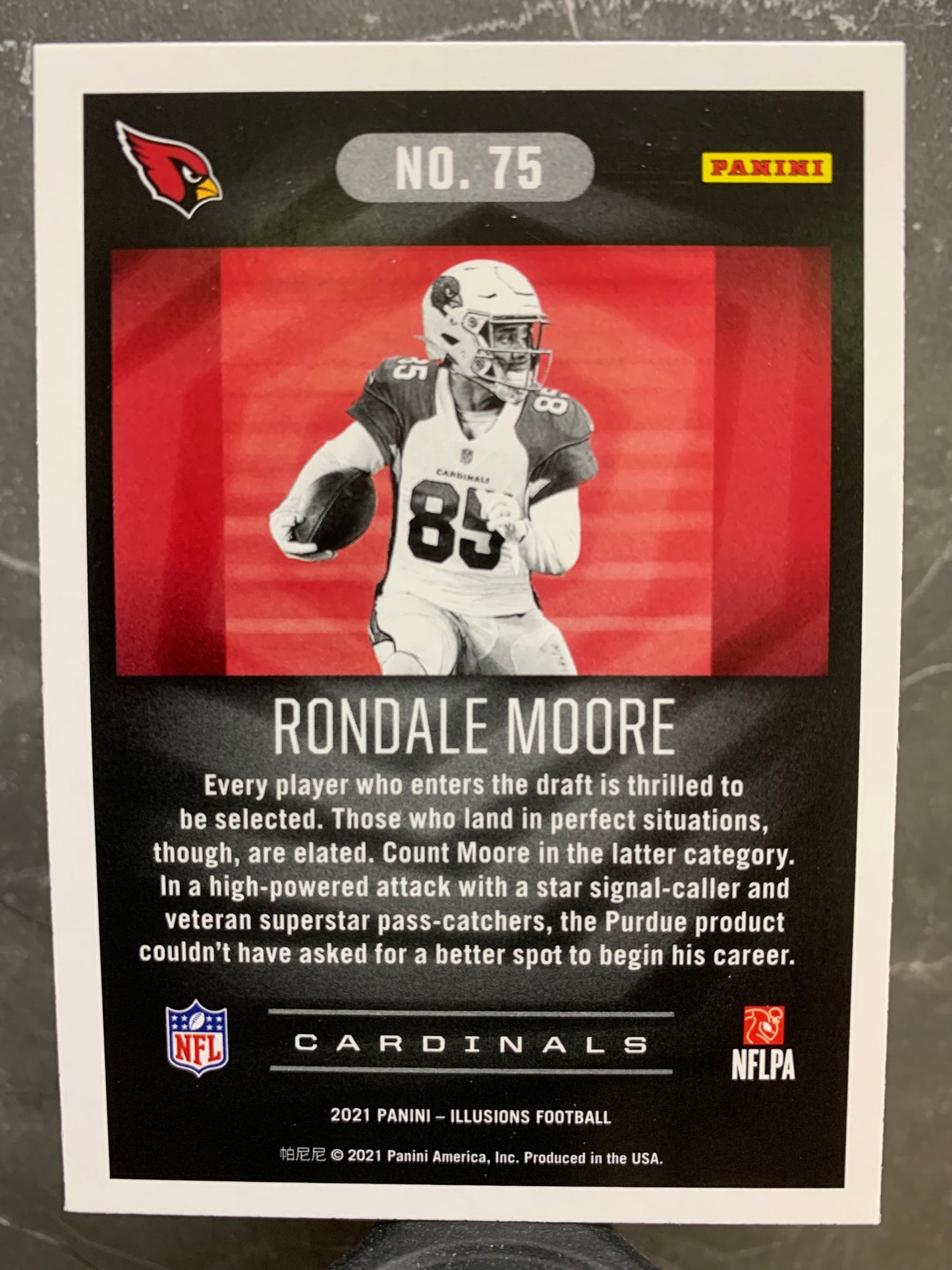 2021 Panini Illusions #75  Dots Rondale Moore Arizona Cardinals