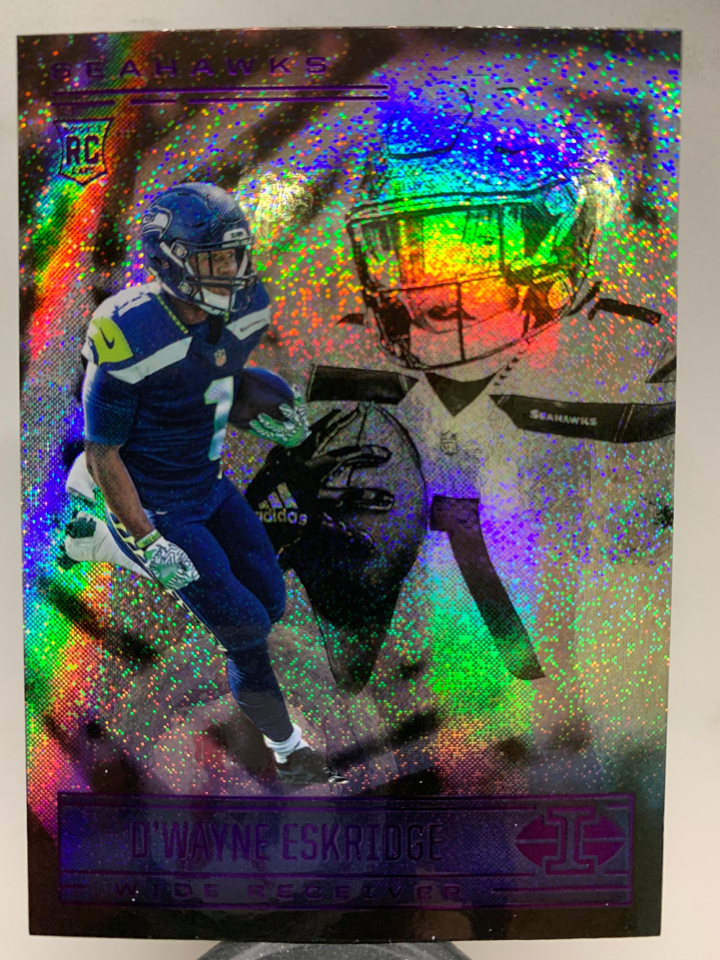 2021 Panini Illusions #77 Dots  D'Wayne Eskridge Seattle Seahawks