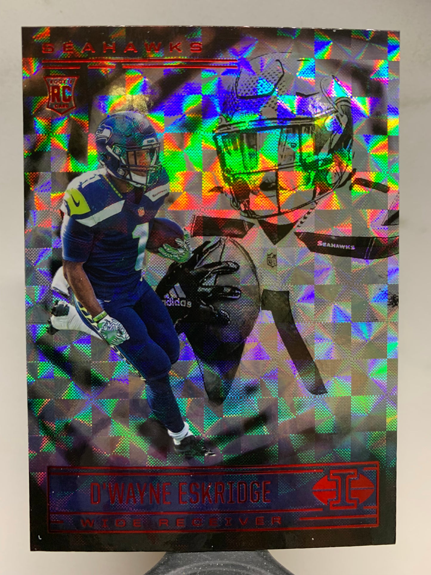 2021 Panini Illusions #77 Hyper  D'Wayne Eskridge Seattle Seahawks