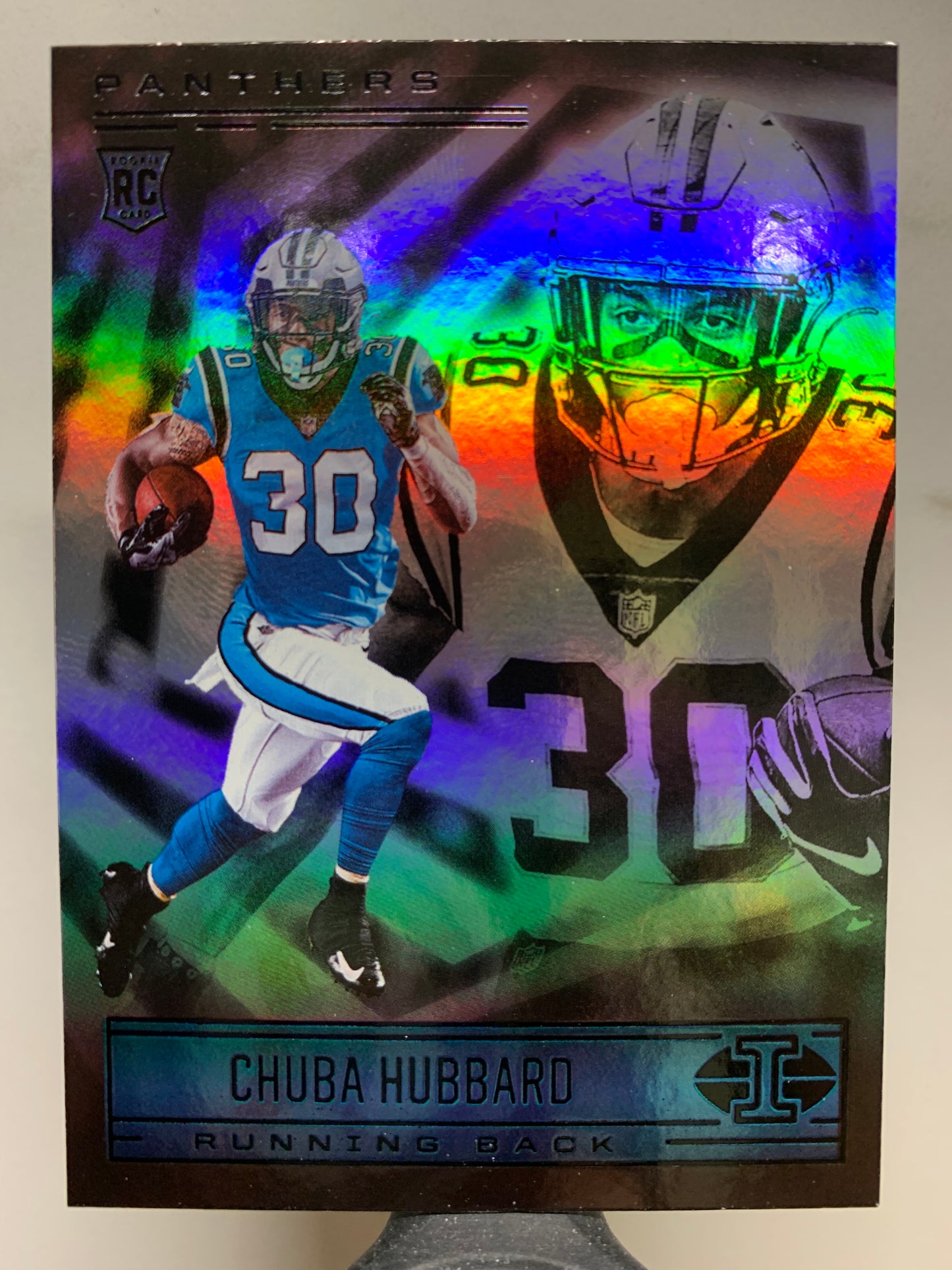 2021 Panini Illusions #83 Chuba Hubbard RC Carolina Panthers