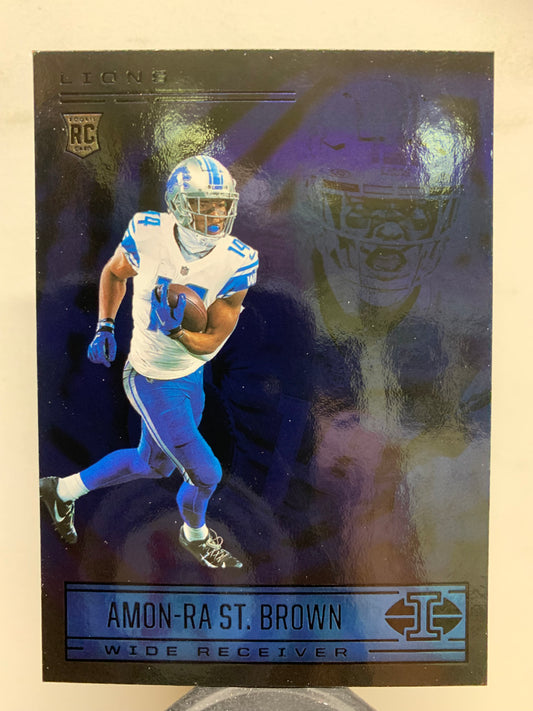 2021 Panini Illusions #86 Sapphire  Amon-Ra St. Brown Detroit Lions