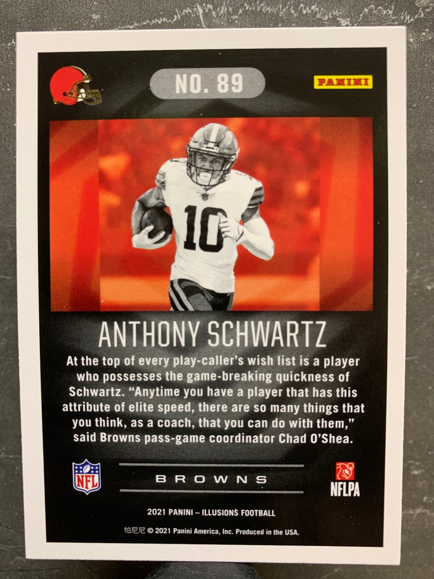 2021 Panini Illusions #89  Dots Anthony Schwartz Cleveland Browns