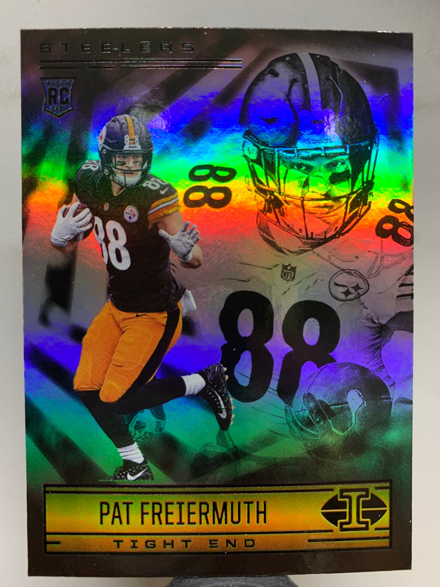 2021 Panini Illusions #90 Pat Freiermuth RC Pittsburgh Steelers