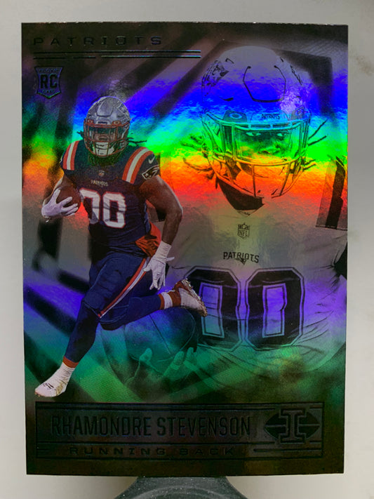 2021 Panini Illusions #95 Rhamondre Stevenson RC New England Patriots