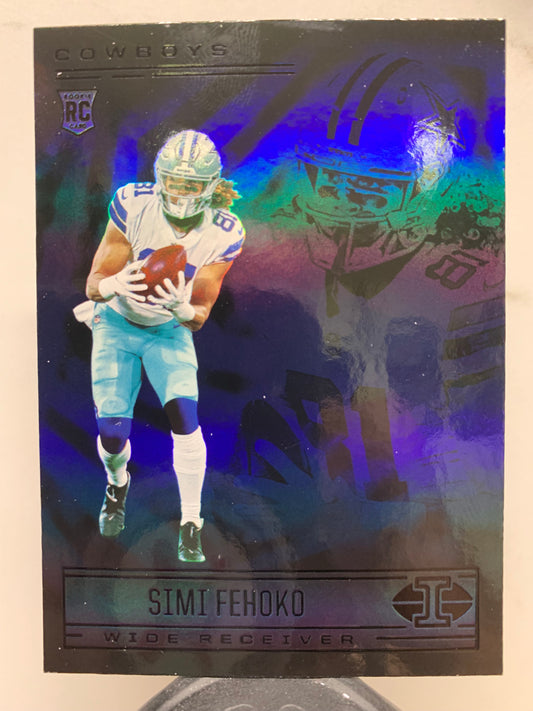 2021 Panini Illusions #100 Sapphire  Simi Fehoko Dallas Cowboys