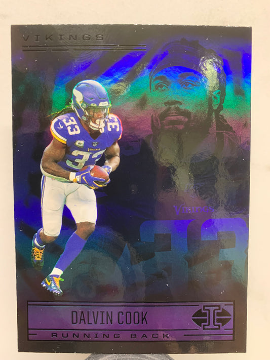 2021 Panini Illusions #3 Sapphire Dalvin Cook Minnesota Vikings