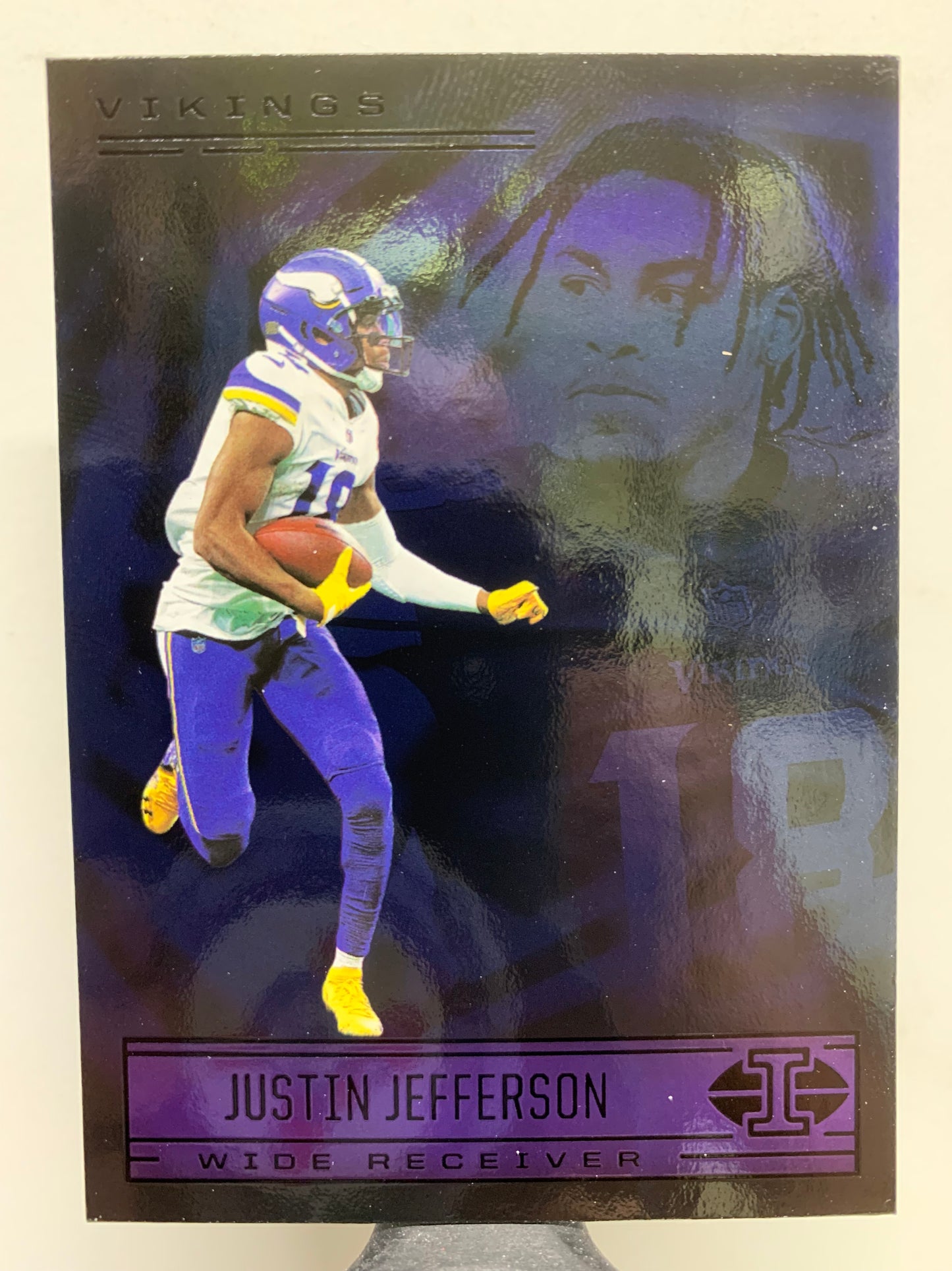 2021 Panini Illusions #4 Sapphire Justin Jefferson Minnesota Vikings