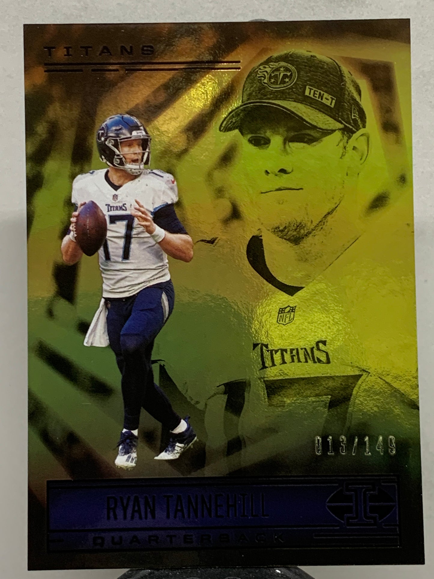 2021 Panini Illusions #13 Yellow  Ryan Tannehill Tennessee Titans SER/149