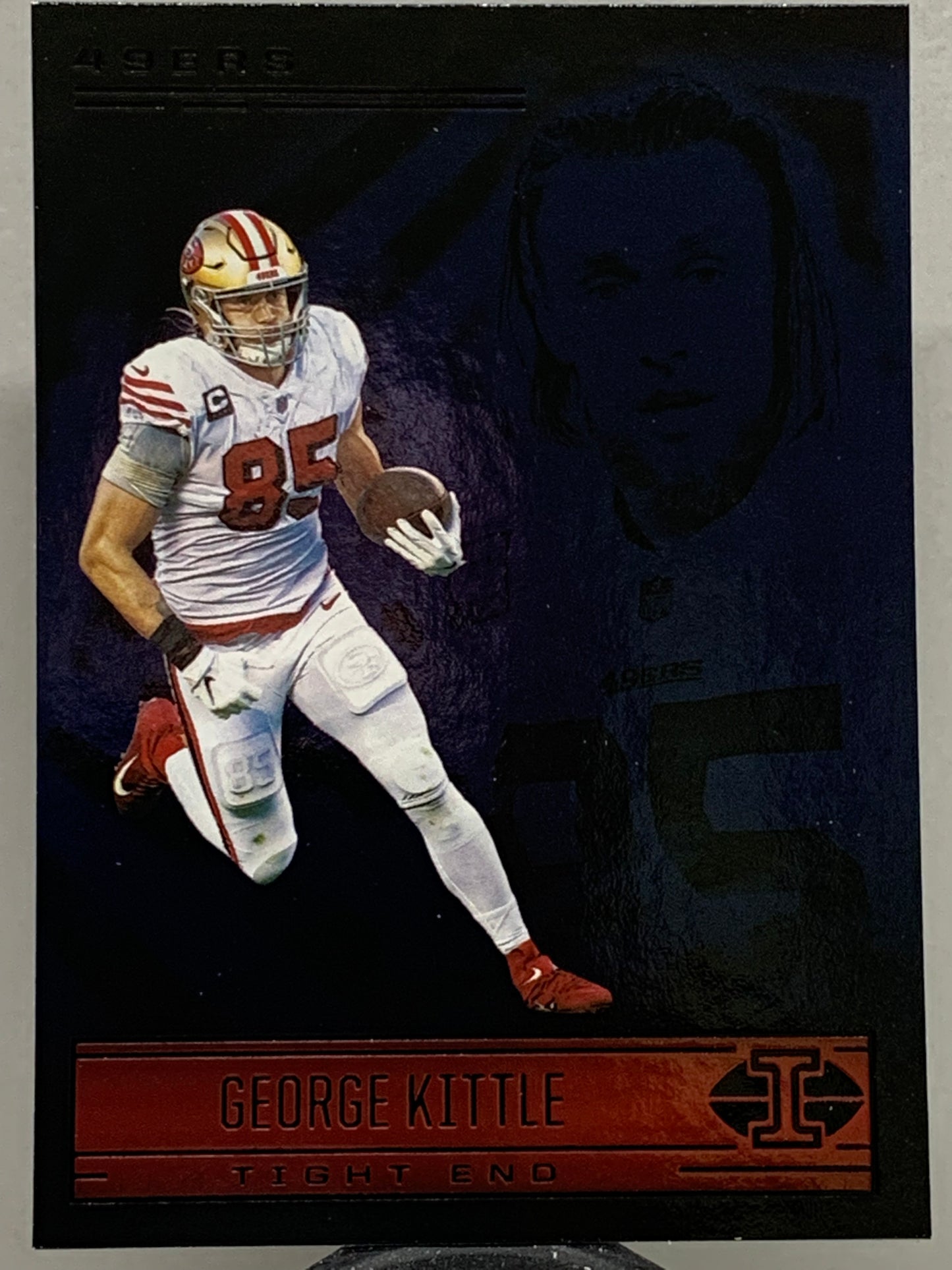 2021 Panini Illusions #18 Sapphire George Kittle San Francisco 49ers