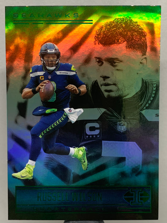 2021 Panini Illusions #20 Emerald  Russell Wilson Seattle Seahawks