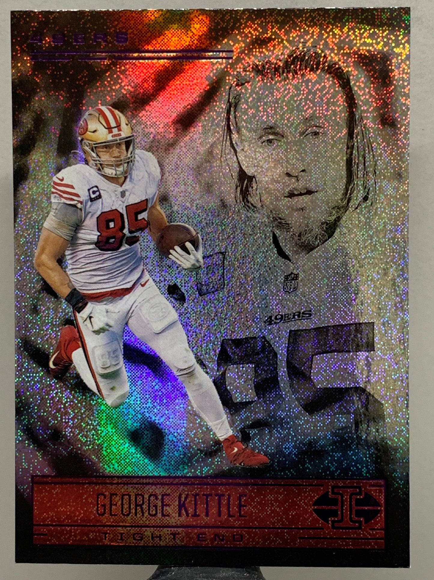 2021 Panini Illusions #18 Dots George Kittle San Francisco 49ers