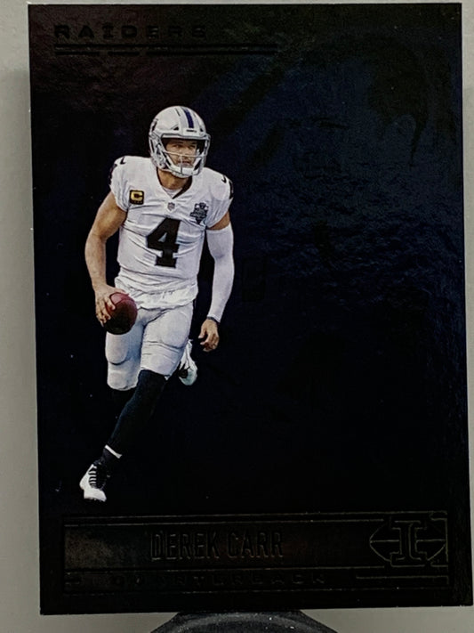 2021 Panini Illusions #26 Sapphire Derek Carr Las Vegas Raiders