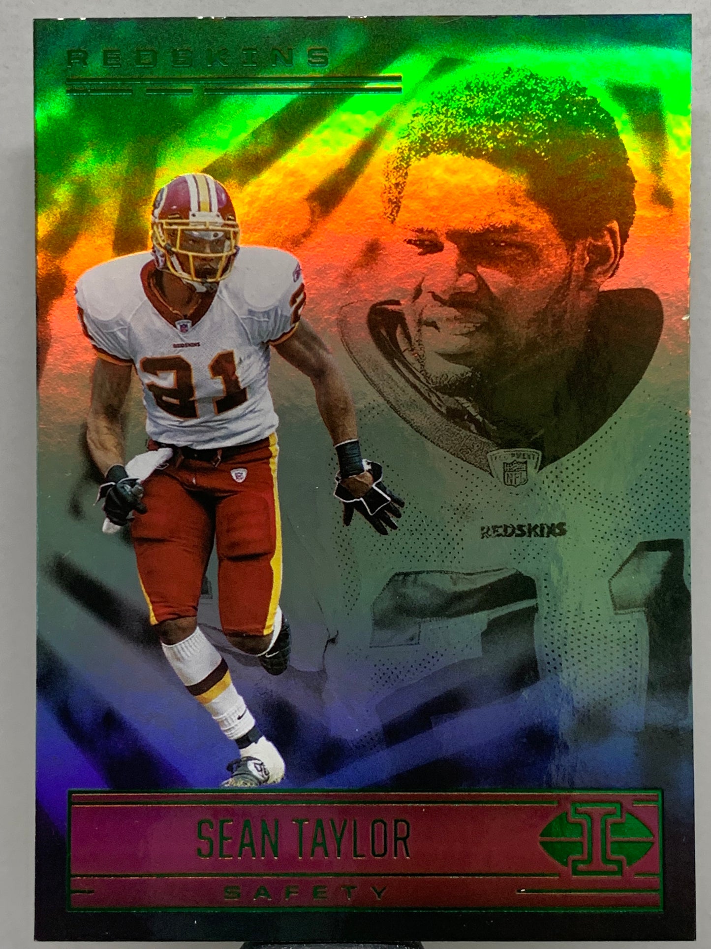 2021 Panini Illusions #31  Emerald Sean Taylor Washington Redskins