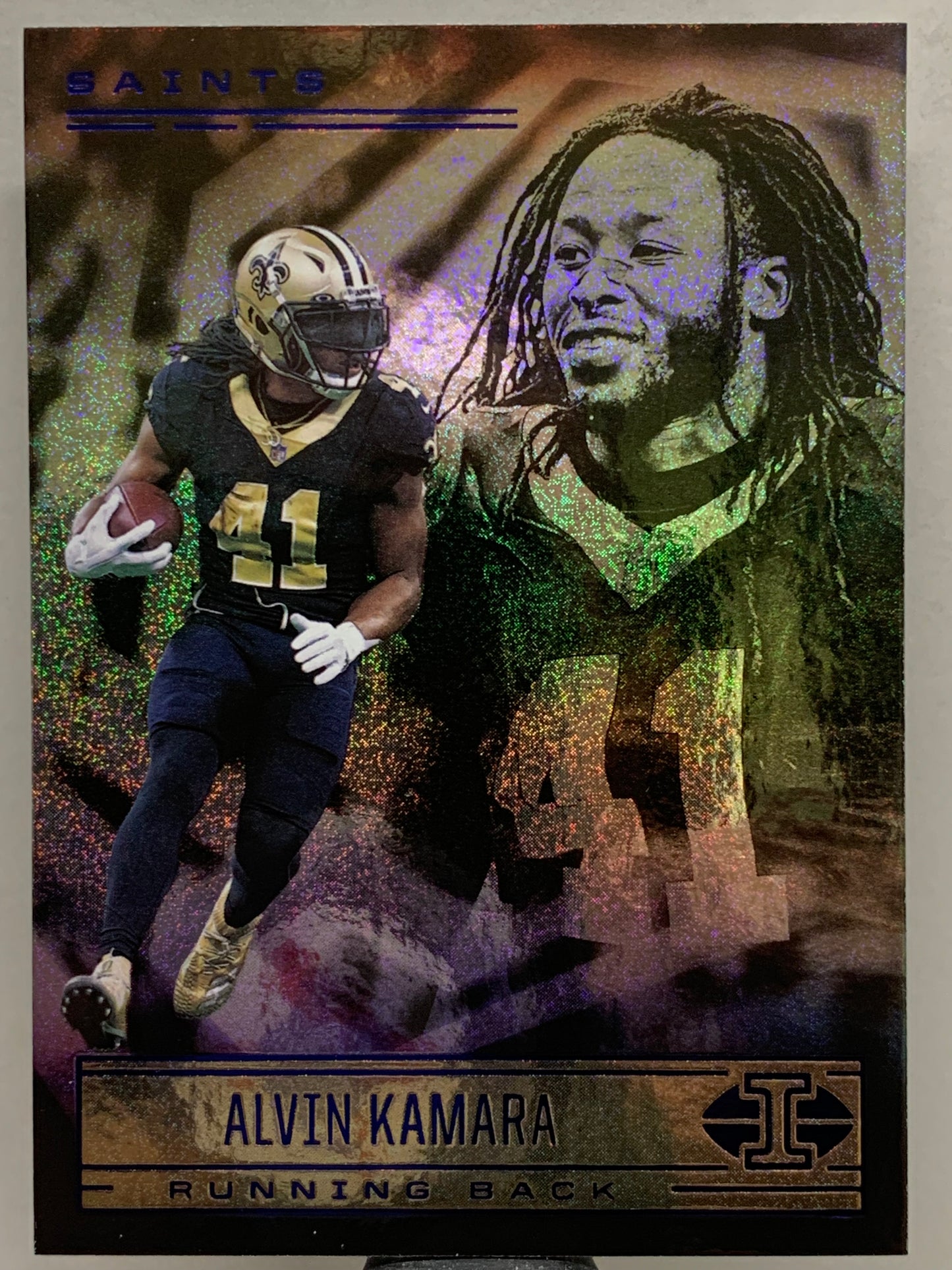 2021 Panini Illusions #35 Galaxy Alvin Kamara New Orleans Saints