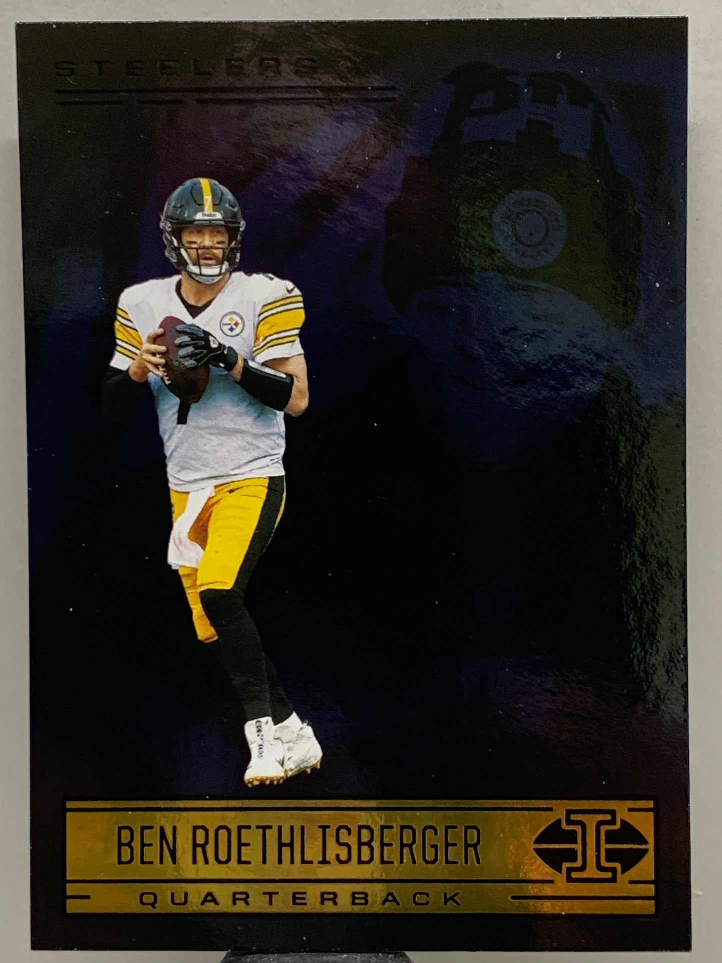 2021 Panini Illusions #44 Sapphire Ben Roethlisberger Pittsburgh Steelers