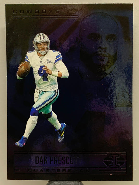 2021 Panini Illusions #46 Sapphire Dak Prescott Dallas Cowboys