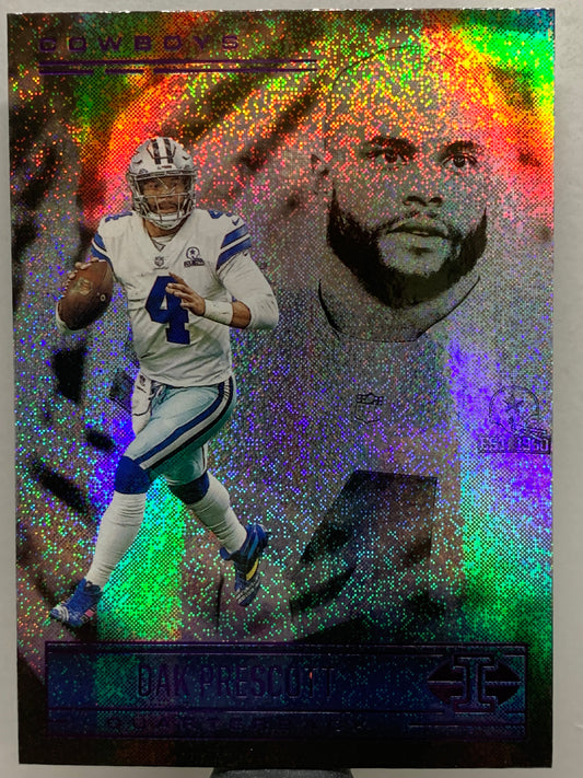 2021 Panini Illusions #46 Dots Dak Prescott Dallas Cowboys