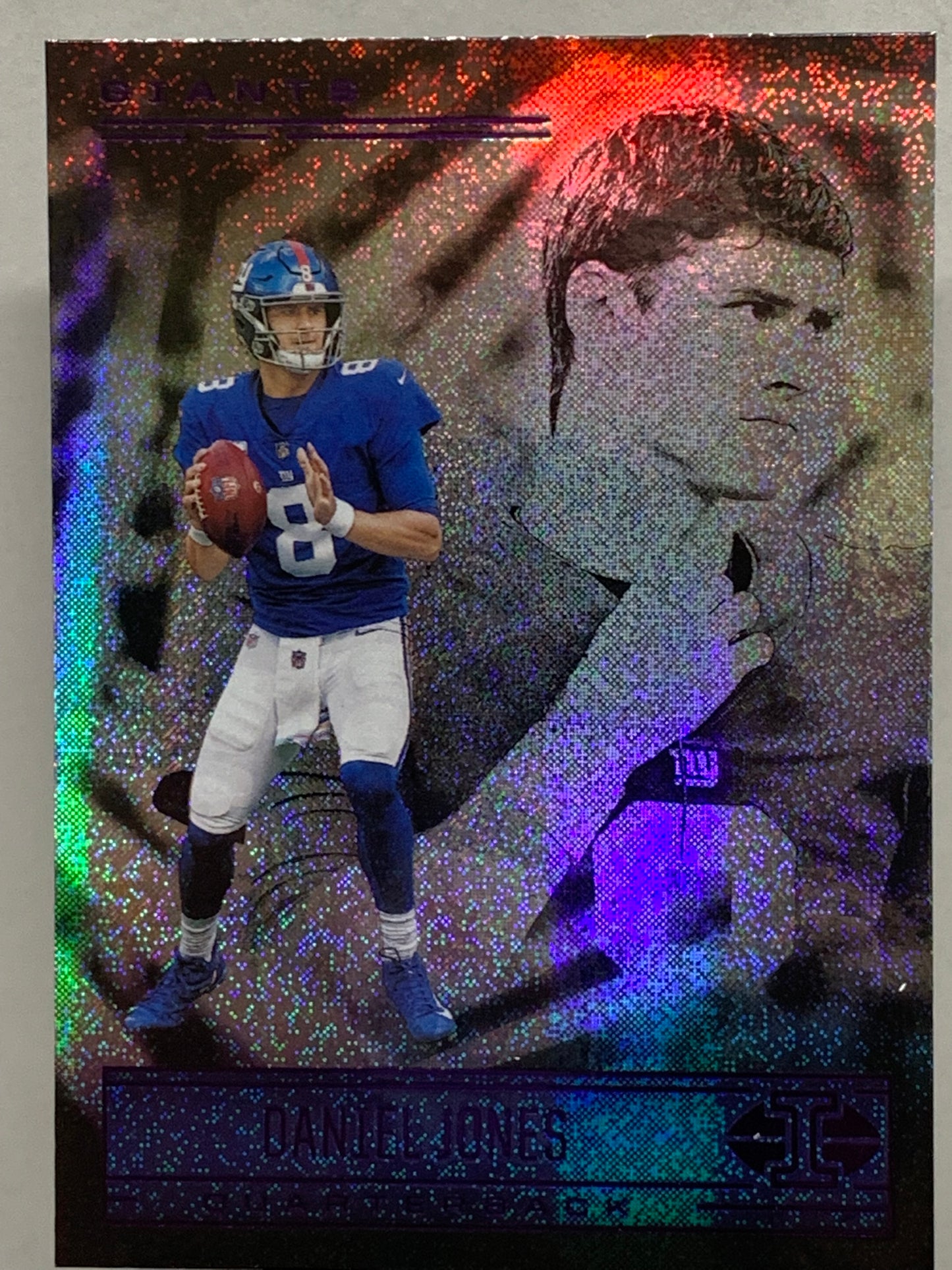 2021 Panini Illusions #48 Dots Daniel Jones New York Giants