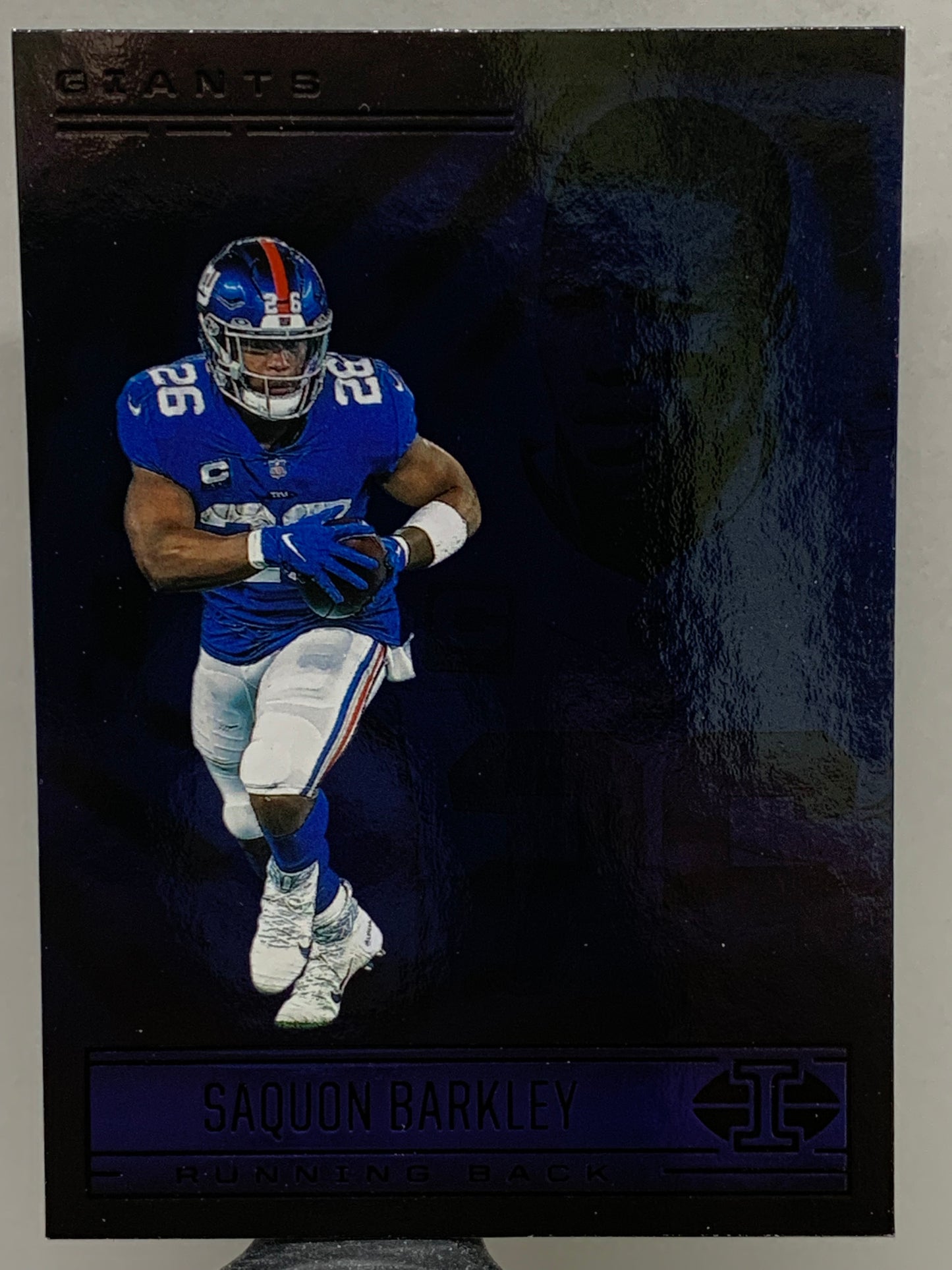 2021 Panini Illusions #49 Sapphire Saquon Barkley New York Giants