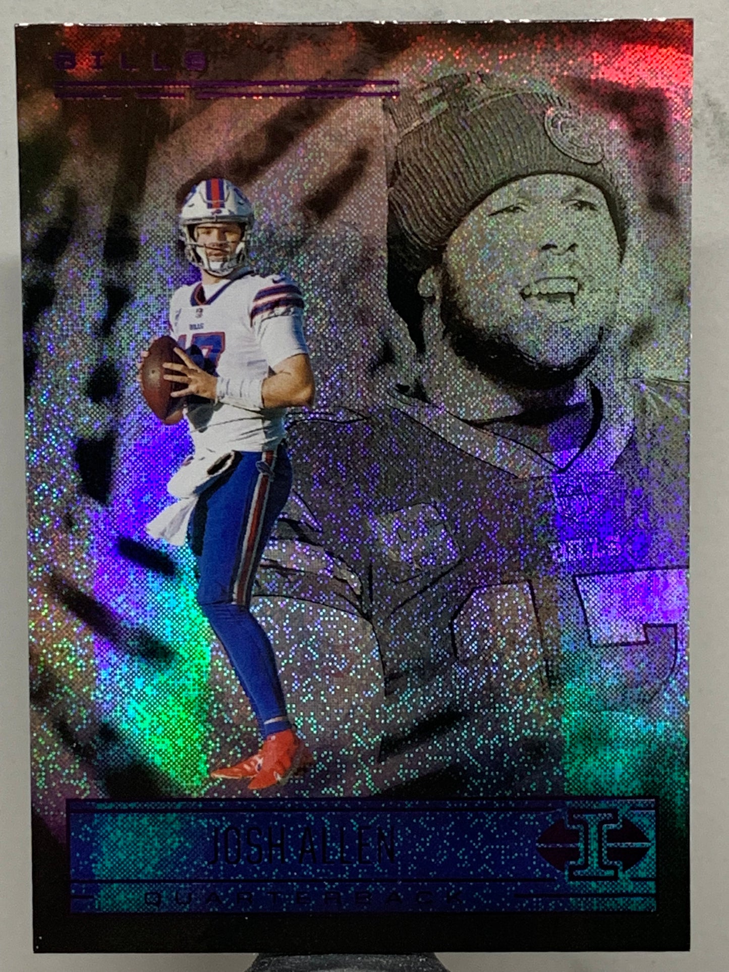 2021 Panini Illusions #57 Dots Josh Allen Buffalo Bills