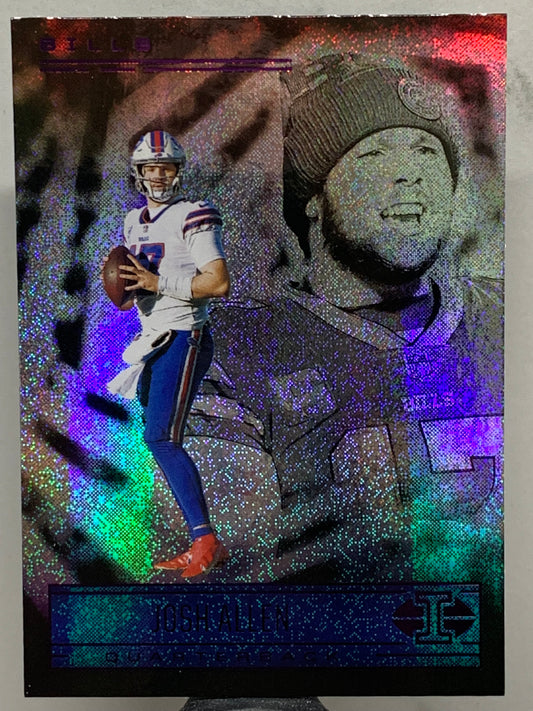 2021 Panini Illusions #57 Dots Josh Allen Buffalo Bills