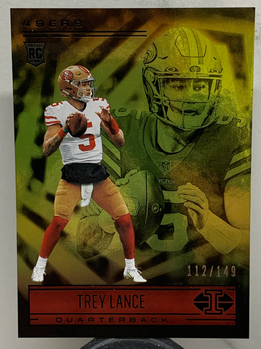 2021 Panini Illusions #61 Yellow  Trey Lance San Francisco 49ers SER/149