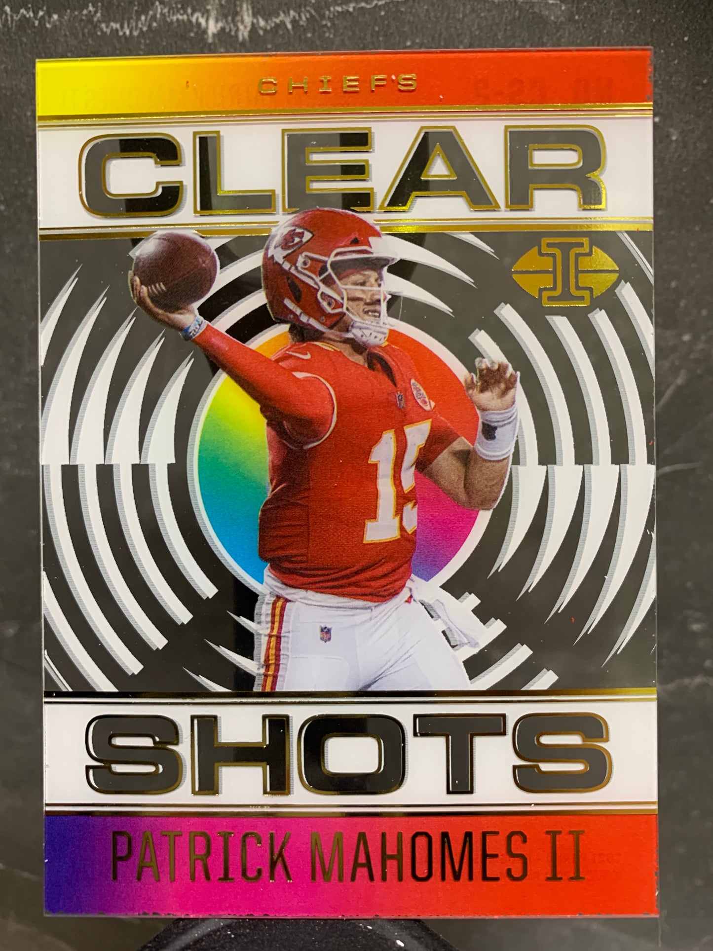 2021 Panini Illusions Clear Shots #2 Patrick Mahomes II Kansas City Chiefs